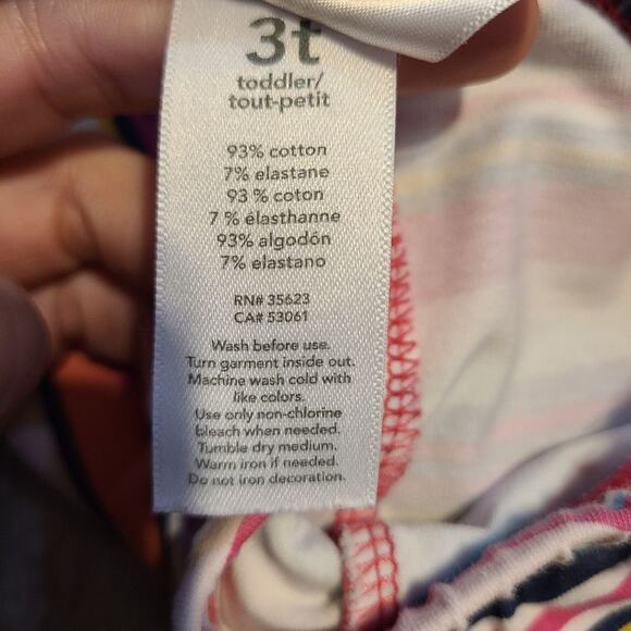 𝅺Carters 3T girls multicolored striped leggings - Picture 6 of 6